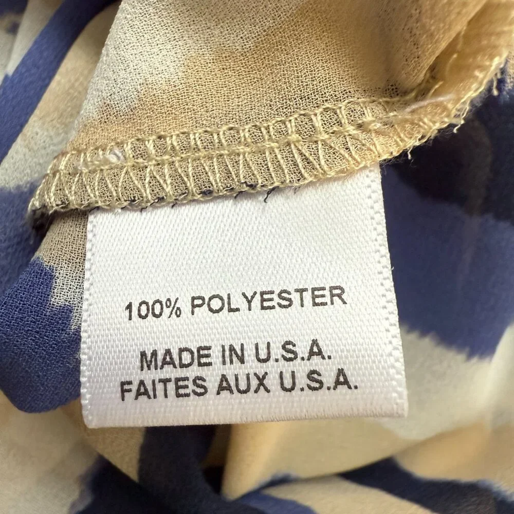 Misa Los Angeles Ulricha Striped Button Up Tiered Maxi Dress Women's Medium Blue - Picture 15 of 16